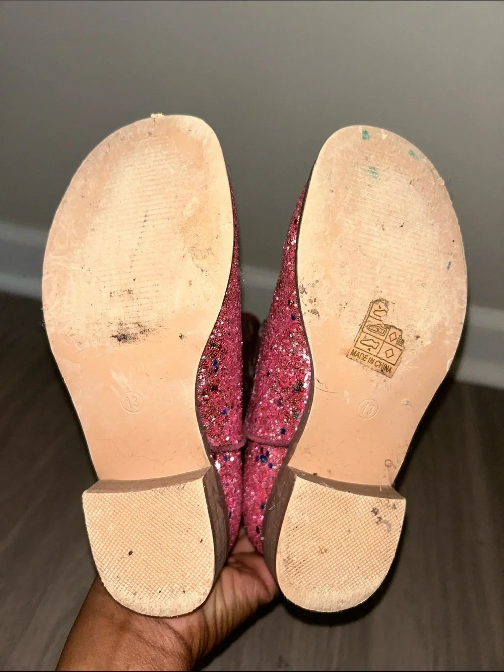 Kids Glitter Pink Western Cowboy Boots - Unbranded
